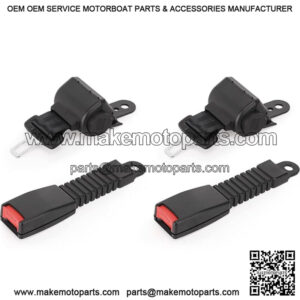 Golf Cart Universal Seat Belts with Buckles (2 Pack)