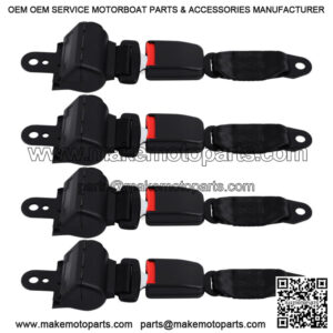 4Pcs Universal Golf Cart Seat Belts Set For EZGO Yamaha Club Car