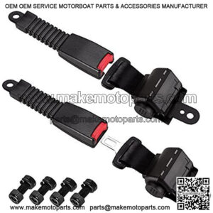 Golf Cart Seat Belts 47.64" Universal Seat Belts for Go...