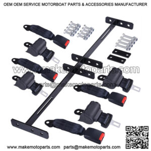Golf Cart Seat 4 Belts Mounting Bracket Kit for Club Car EZGO Yamaha