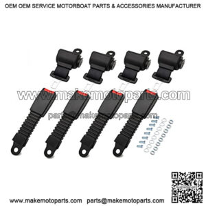 Golf Cart Seat Belts Club Car For Front And Rear Seats Compatible 4 Pcs