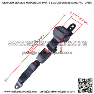 2pcs Universal Golf Cart Seat Belts Safe Insurance Durability Product Size