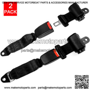 2x Universal Golf Cart Seat Belt Lap Straps for EZGO Yamaha Club Car