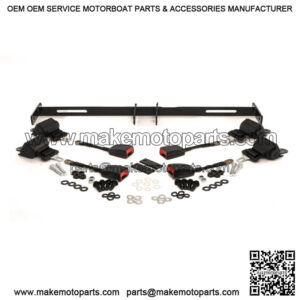 Golf Cart Seat Belt Kit with Bracket Bar for Club Car, Yamaha, EZGO