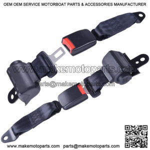 Universal Golf Cart 2 Seat Belt Kit w/ Mounting Bracket Set Club Car