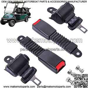 Golf cart seat belts, retractable, universal,for EZGO, Yamaha, Club Car, Go Kart,UTV, Buggies and Bus-Set ( 2pcs )