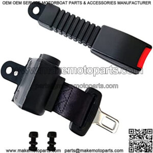 Golf Cart Universal 42" Retractable Belts Kit Front and Rear Fits Club Car, EZGO, Yamaha