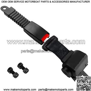 Seat Belt for Golf Cart Replacement Retractable 47 5/8" Belt Universal Fit for EZGO TXT RXV Yamaha Club Car DS Precedent UTV ATV Go Kart 1 Set