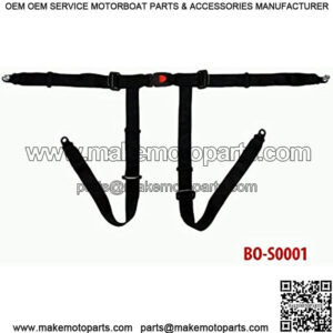 4 Point Adjustable Seat Safety Belt Harness fits 50cc 110cc 150cc 200cc 250cc Go Kart ATV UTV Quad Club Golf Cart Buggie Taotao Sunl Roketa (1)
