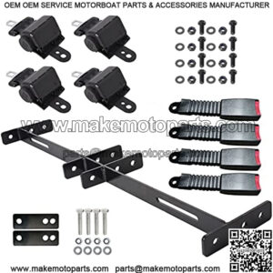 42Inch Seat Belt with Retractable Carrier Replacement for EZGO Yamaha Club Car