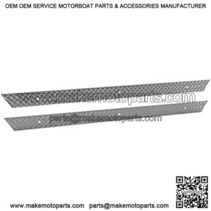 Aluminum Diamond Plate Insert Rocker Panel for Club Car Golf Cart DS 82-Up (Set of 2)