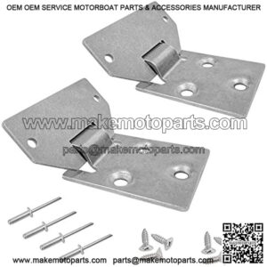 EZGO Golf Cart Seat Hinge Bottom and Plate for EZGO TXT/Medalist Golf Cart 1995-up EZGO MPT Shuttle Workhorse Series 2001-up OEM# 71610-G01 71610G01 71609-G01 71609G01