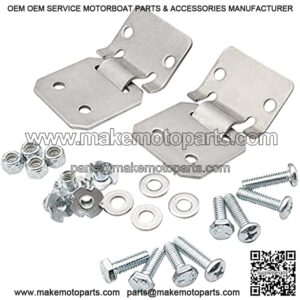 Golf Cart Seat Hinge Set for 1979-Up Club Car DS 1011652 1012412-Male + Female