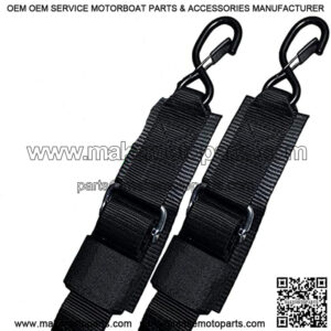 Boat Trailer Transom Straps - Heavy Duty 2 inch x 48 inch Adjustable Straps for Trailering - Ultimate Marine Tie Downs Accessories for Boating Safety - Guaranteed for Life