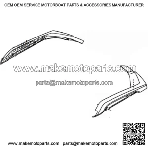 YAMAHA 2019-2024 FX-SVHO HO REAR Corner BLACK Bumpers F3X-U251D-00-00 F3X-U251E-