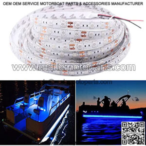 Seaponer Pontoon Boat light, Marine Led Light Strip for Duck Jon Bass Boat Sailboat Kayak, Led Flex Lighting for Boat Deck Light Accent Light Courtesy Interior Lights Fishing Night, 12v, 5m(16.4ft)