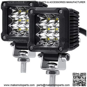 Motorcycle Fog Lights, 2" Inch 27W Spot CREE Mini Cube Work Driving Pod Lights for Offroad Trucks ATV UTV SUV 4x4 Pick Up Car Boat