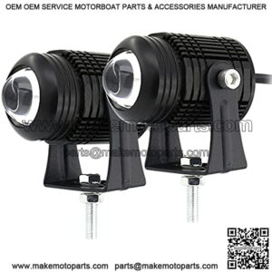 LED Driving Fog Lights Headlights For Motorcycle 2Pcs 40W Yellow White Dual Color LED Pod Lights work Auxiliary Lights Ditch Lights Fit for Car Truck ATV UTV Motorcycle Golf Boat