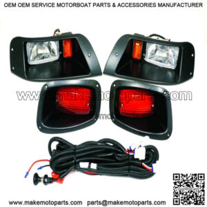Basic Light Kit with LED Tail Lights for EZGO TXT Golf Carts 1996-2013