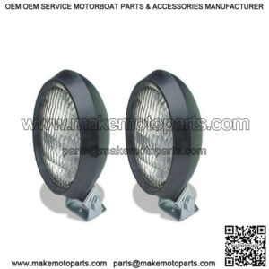 4" Round Utility Golf Cart/Tractor Truck Work Lamp Set