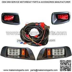 EZGO TXT LED Light Kit W/Upgrade Harne| Golf Cart LED Light Kit for EZGO TXT 1996-2013 Gas&Electric