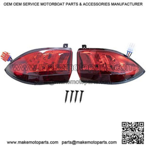 Golf Cart LED Taillight for Club Car Precedent 2004-Up and Tempo 2018-Up Models Replacements 12V 3 Wires Rear Light kit