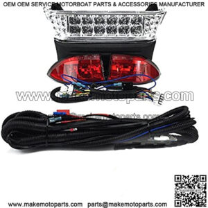 Club Car Precedent Electric Golf Cart All LED Light Kit w Bucket Harness 08.5-UP