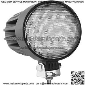 6.5inch Oval LED Tractor Lights 12/24V 5850LMS 65W High Power Working Lamp Compatible with John Deere Tractor 4010 4230 4430 3010 Offroad 4x4, 4WD, and More(Flood Beam)