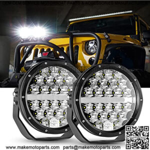 7 Inch LED Round Driving Light 2PCS, 240W 24000 Lumens Waterproof Offroad Lights Pods, Spot Lights Bar Led Work Lights for Trucks Pickup Jeep Wrangler Golf Cart Ford F150