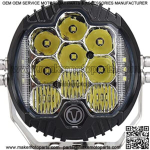 5 inch 50W LED Driving Light 1PCS 8000LM Flood Light Pod Off Road Fog Driving Roof Bar Bumper for Jeep, ATV, UTV, Golf Cart, SUV Trucks, Hunters, Pickup Ford F150, Pack of 1