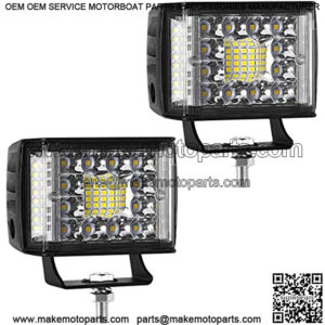 12V LED Light Bar 2PCS 36WLed Pods Flood Spot Off Road Driving Fog Lights for Trucks Boat ATV