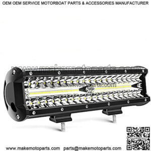 Led Light Bar 12Inch 300W Triple Row Flood Spot Combo 30000LM Bar Driving Boat Lighting Led Off Road Lights for Trucks