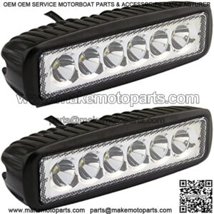 Senlips Led Light Bar 2PCS 18W Spot Led Fog Lights Off Road ATV Boat Trucks Waterproof Lights Led Driving Work Lamp for Vehicle Accessories