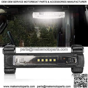 OPL5 Universal Roll Bar Mount for LED Light UTV Interior Light Utility Courtesy Work Light Wraparound Roll Light Bar Dome Light for UTV ATV Truck Car Off Road Vehicle