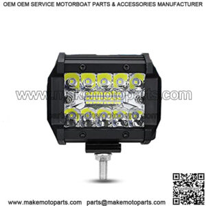 4" Automotive Led Light Bar, 60W 16,000lm Offroad Spot Flood Combo Pods Lights Work Lights Cubes Lights Automotive Driving Light Bar for 12V-24V Pickup Trucks ATV UTV SUV Tractor ,Pack of 2