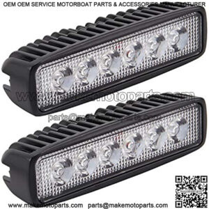 LED Light Bar, Northpole Light 2x 18W Spot Work Light Strips, Off-road Light Bar, Driving Fog Light IP67 Waterproof for Off-road, Truck, Car, ATV, SUV