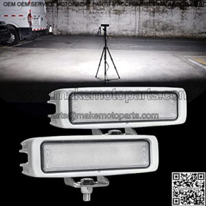 Super Bright Boat Lights for Night Fishing, Boat Flood Lights Marine Docking Deck Spreader, 6.3Inch, 12/24V