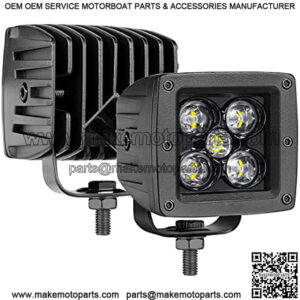 LED Cubes, SWATOW INDUSTRIES 2PCS 50W 3 Inch LED Pod Lights LED Cube Lights Off Road Light Pods 3x3 Square Driving Lights Spot Beam LED Pods Waterproof Fog Lights for Truck SUV ATV UTV Car Boat