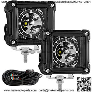 3 Inch LED Cubes with DRL 2 Modes LED Light Bar 20W Offroad Spot Light LED Work Light Driving Light Cube Light Pods Fog Light for Jeep Truck 4x4 ATV Motorcycle