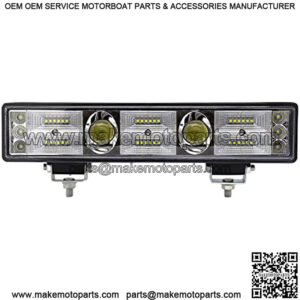 LED Lights Bar Dual Color Yellow/White 1Pcs 11.5Inch 60W Driving Fog Lights Bar Auxiliary Work Lights fit for Tractor Cart Excavator Dozer Truck ATV UTV SUV Golf Boat