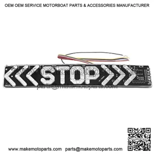 LED Trailer Light, Surface Mount Turn Signal Light, 12V Stop Font Brake Running Tail Lamp, Universal Assembly for Motorcycle, Truck, RV