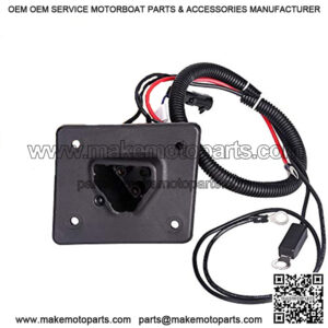 Golf Cart 48V Battery Charger Plug or Receptacle for EZGO RXV & TXT, OEM# 602529 611218 604321 8009