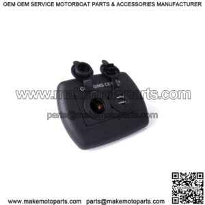 Golf Cart Dual USB Charging Port (2.1A @ 5V) with 12 Volt Plug (10A)