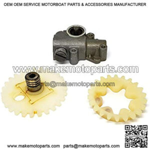 for STIHL 038 MS380 MS381 Oil Pump Assy with Worm Spur Gear (3pcs Kit) 1119 640 3200 Chainsaw