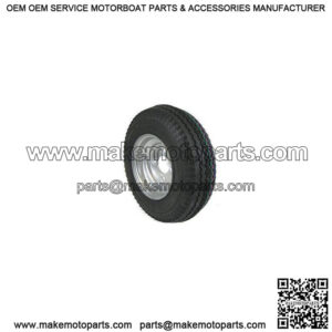 4.80x8 Trailer Tire & Galvanized Rim, Load Range B