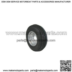 5.70x8 Trailer Tire & Galvanized Rim, Load Range C