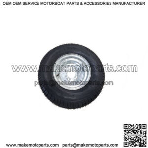 20.5 x 8.0 x 10" Tire & 4-Lug Galv Rim, Load Range E