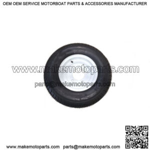 20.5 x 8.0 x 10" Tire & 5-Lug Painted Rim, Load Range E