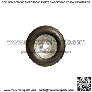 20.5x8x10 Tire & Galvanized Rim, Load Range E