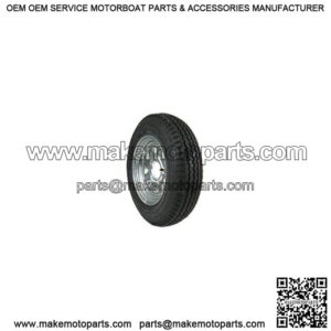 5.30x12 Trailer Tire & Galvanized Rim, Load Range B